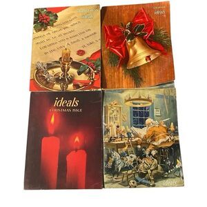 Vintage Christmas Ideals Magazine Lot 4 from 1945 1956 1970 1978 Vtg ephemera